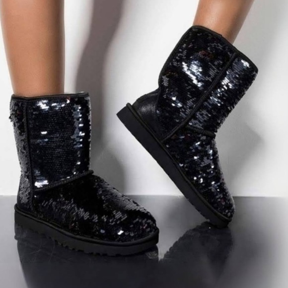 UGG Classic Short Sequin Boot - Picture 2 of 16